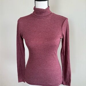 Bozzolo Women's Long Sleeve Top - Burgundy